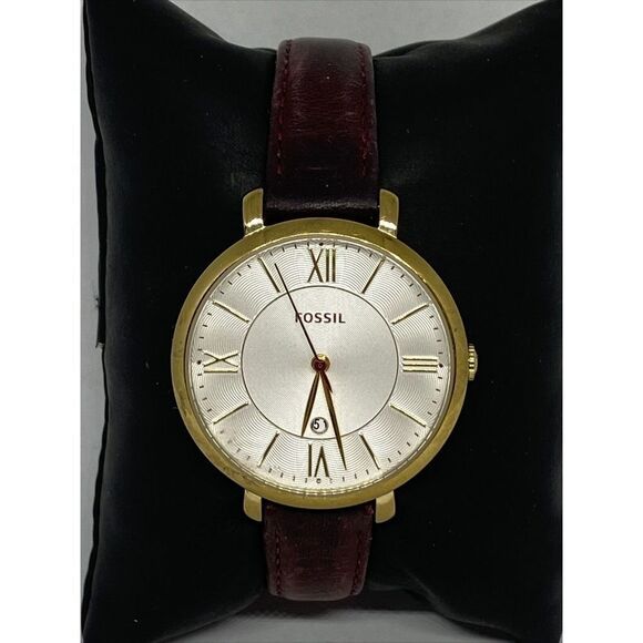 Fossil AM3856 Men's Brown Leather Analog Dial Quartz Genuine Wrist Watch CM484 - Picture 3 of 12